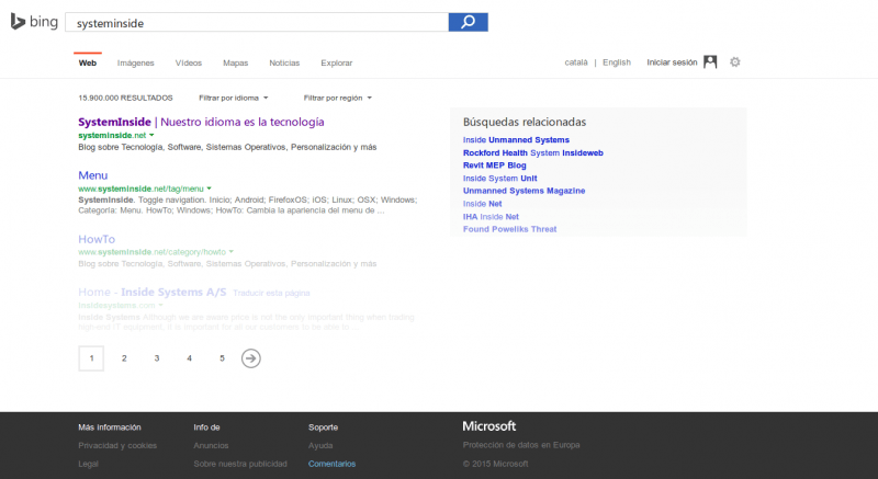 Bing SystemInside