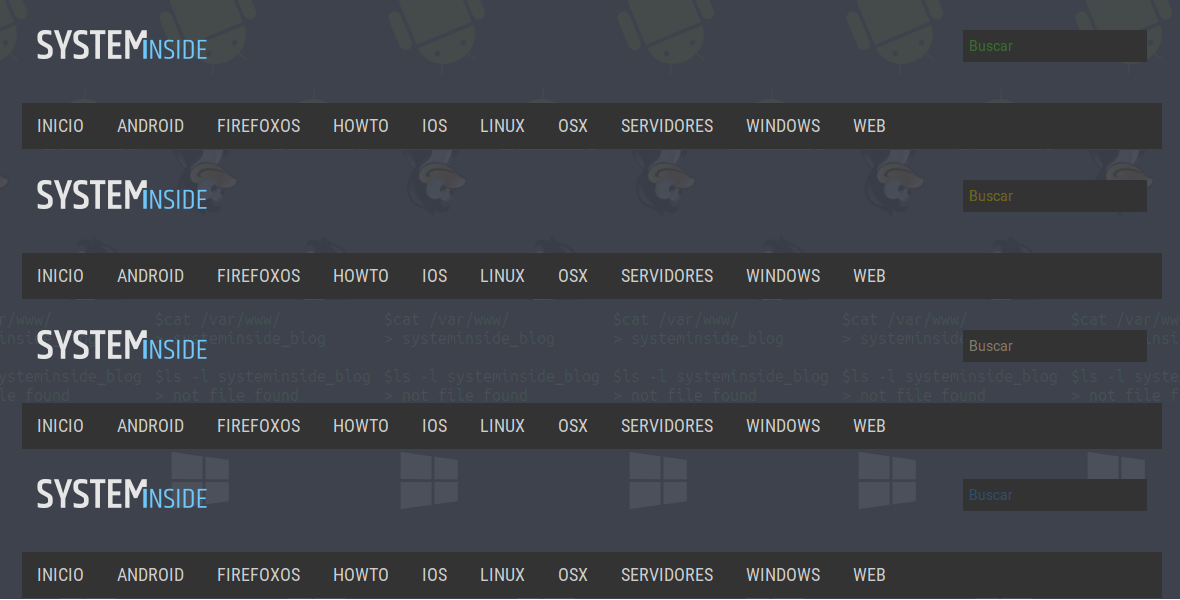 Categorías personalizadas