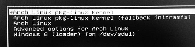 Grub ArchLinux