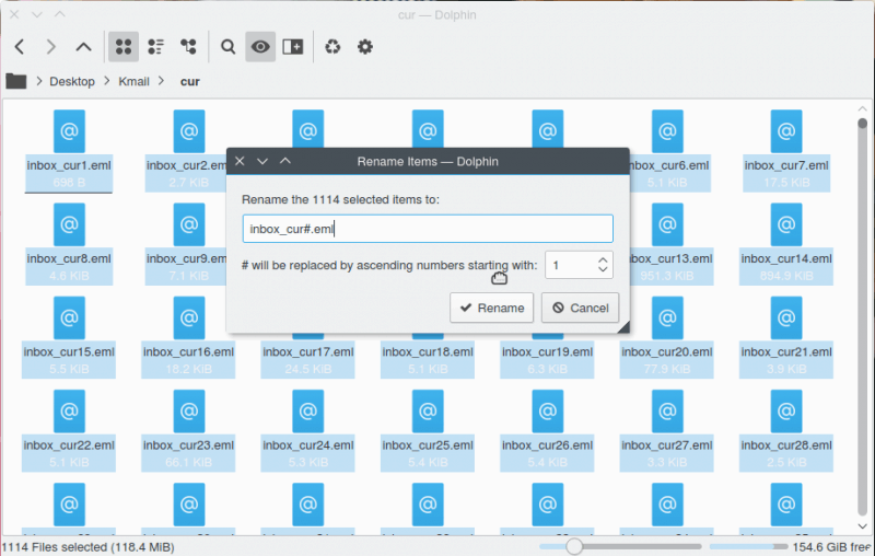 Archivos renombrados