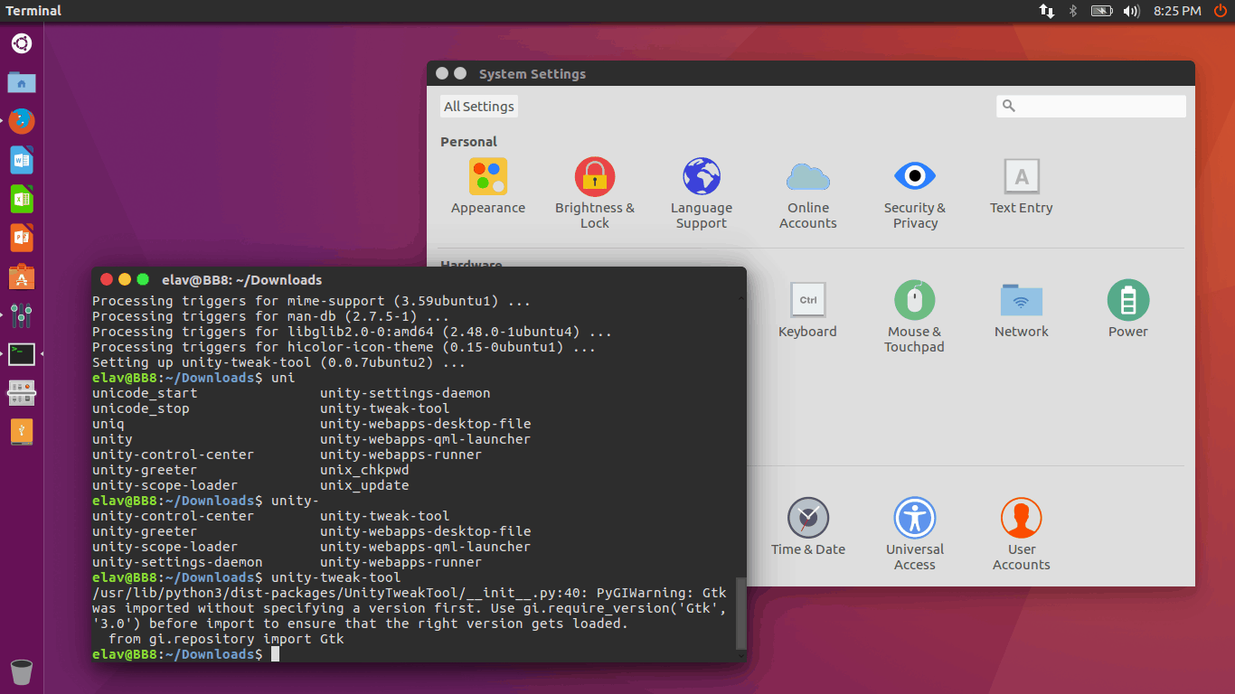 En Ubuntu me encuentro, temporalmente