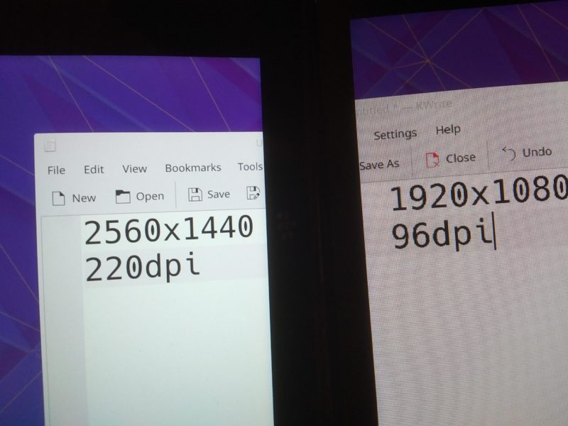 Resoluciones distintas en Wayland