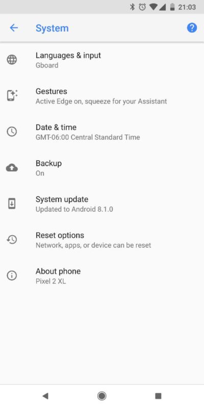 Barra de navegación blanca