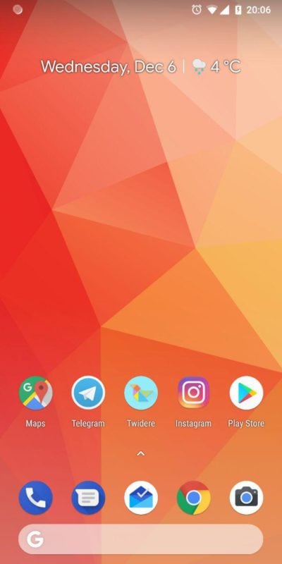 Sin barra de navegación