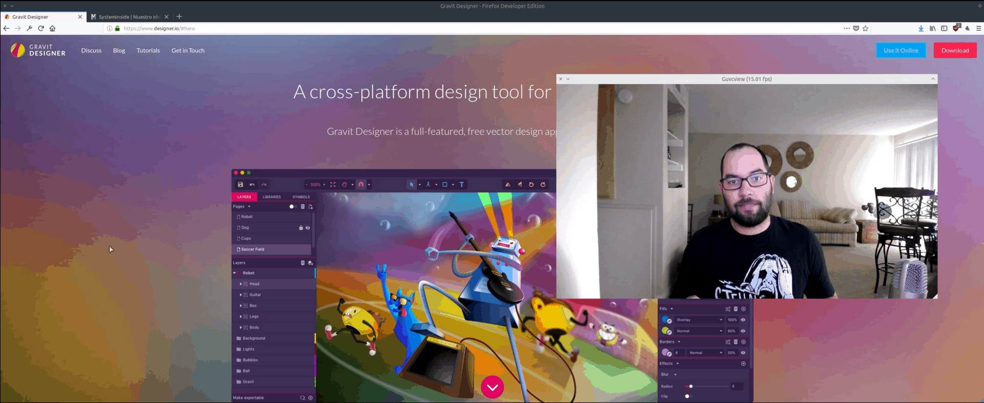 Cómo maquetar un sitio web con Gravit Designer
