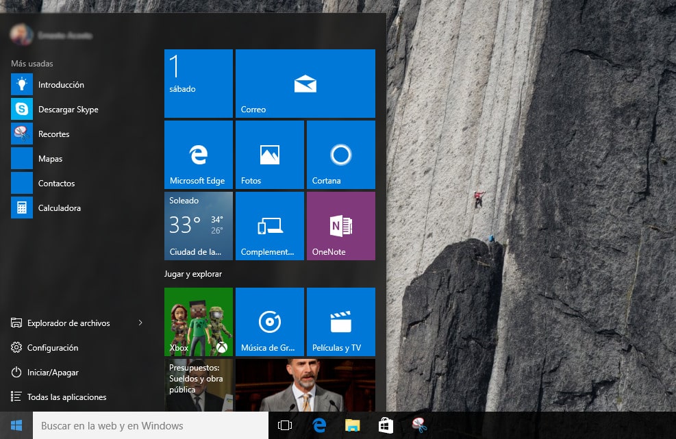 HowTo: Cambia la apariencia del menu de Windows 10 por algo más clásico