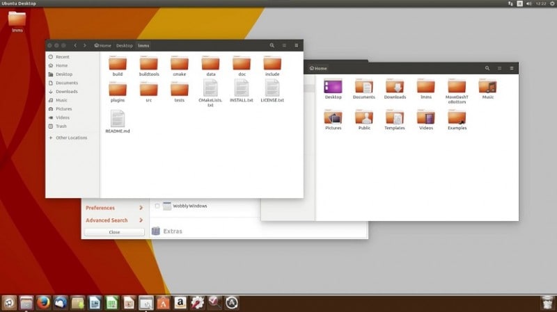 Launcher Ubuntu en la parte inferior