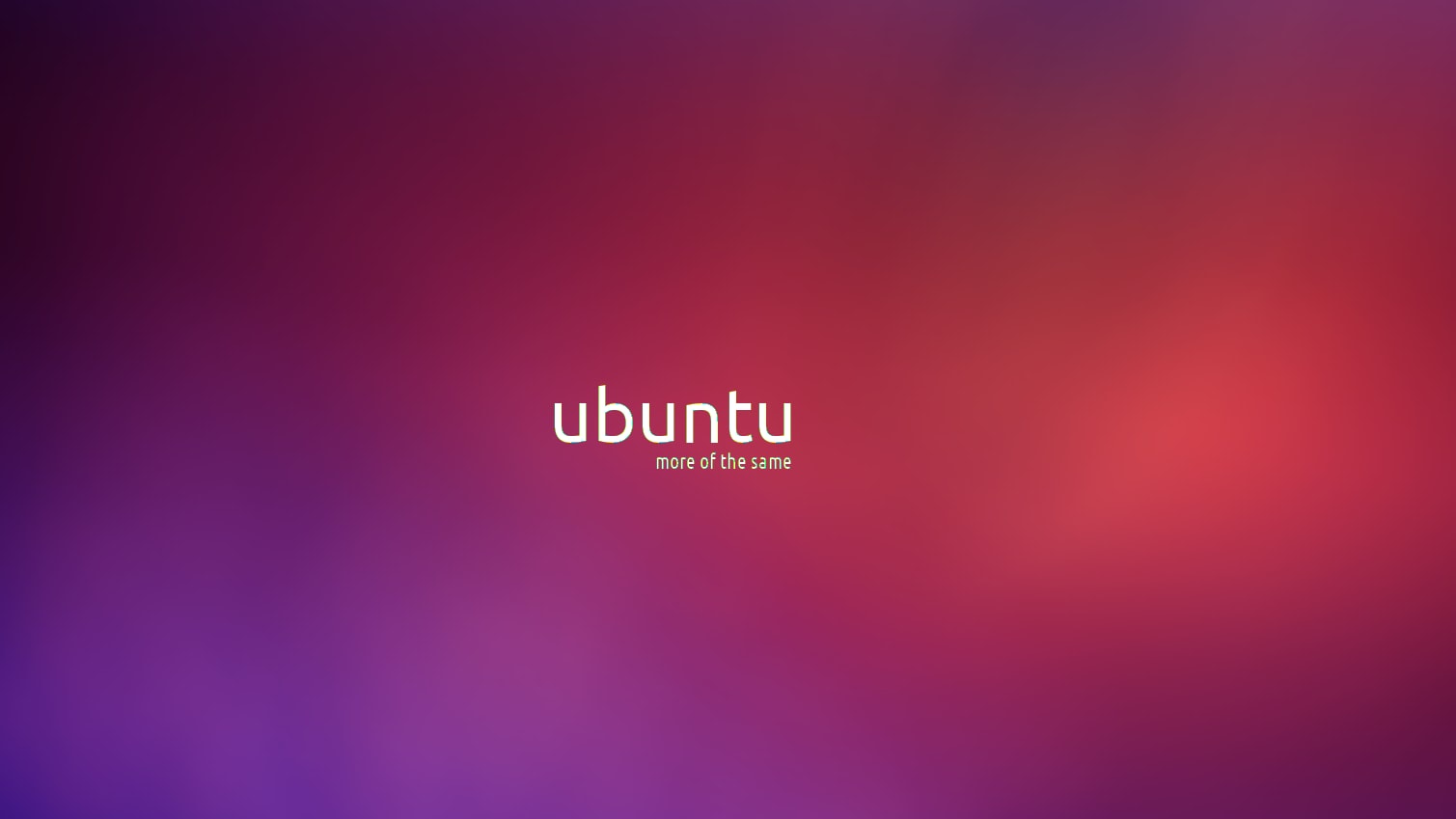 Ubuntu, más de lo mismo