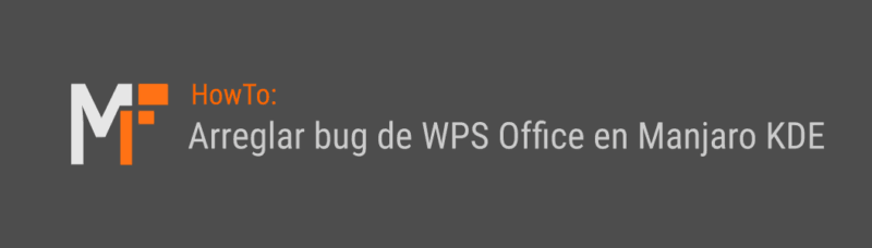 WPS Office Manjaro